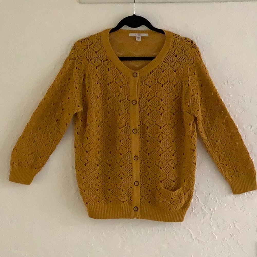 Gold Cardigan Size XL